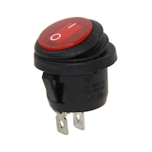 Ic-133w Yuvarlak Işıklı Su Geçirmez 2p On-off Anahtar
