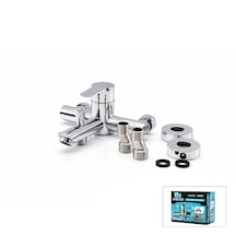 Krom Delta Banyo Bataryası Aç Kapa Ktx-2640 5477 Açık Gri