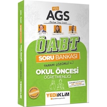 Yediiklim 2026 Meb Ags Öabt Okul Öncesi Öğretmenliği Tamamı Çözümlü Soru Bankası