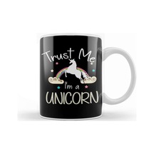 Cute Trust Me I'm A Unicorn Pun Obsessed Kid Kupa Bardak Porselen Karışık