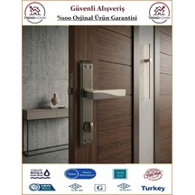 Sofuoğlu Derya Aynalı Kapı Kolu - Antrasit Saten - Wc Banyo - Sağ