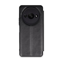 Uryport Xiaomi Redmi A3 4g Kılıf Flip Cover - Siyah