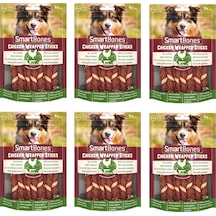 Smartbones Tavuk Sargılı Stick Mini Köpek Ödülü 9 Lu 112 Gr. X 6 Adet