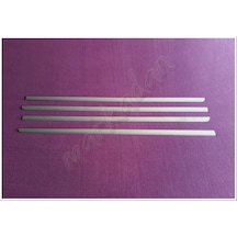 Woc Chrome Renault Clio Symbol Krom Cam Çıtası 1999-2009 4 Parça