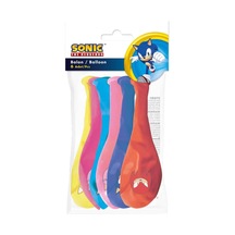 3 Adet Balonevi Sonic Balon 6'lı Çok Renkli