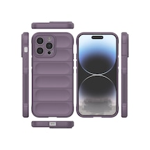 iPhone Uyumlu 15 Pro Kılıf Optimum Silikon - Mor Çok Renkli