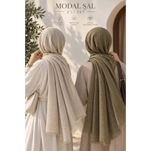 Genel Markalar Modal Şal 2 Li Set Çok Renkli - 922950862 Çok Renkli