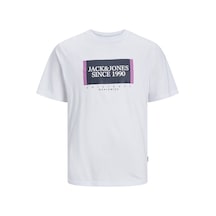 Jack & Jones Erkek T Shirt 12252681 Beyaz