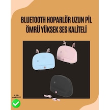 Kablosuz Telefon Tutucu Ve Bluetooth Hoparlör Pratik Ve Şık Ses Çözümü Mavi