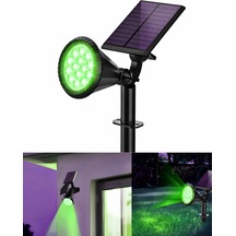 Forlife Yeşil 18 Led Spot Güneş Enerjili Bahçe Aydınlatma Lambası, Fotoselli, Spike Aplik, 18w Su Ge Sku: Smg8690010006288 Açık Lacivert