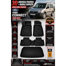 Ford Connect 2004 Model Uyumlu 3d Araca Özel Havuzlu Paspas+bagaj Havuzu Birebir Uyum