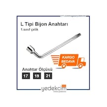 L Tip Pipo Bijon Anahtarı 17-19-21 1. Sınıf Çelik (544583448)