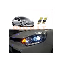 Peugeot 207 Uyumlu Park Ampulü Beyaz Led Aydınlatma Ampulü Canbus'li