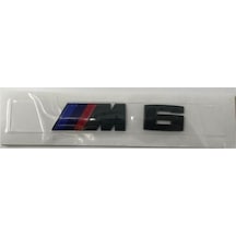 Bmw M6 Arka Bagaj Yazısı Piano Black