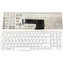 Alfabilgisayar Sony Uyumlu Vaio Svf1521D6E, Svf1521Tst, Svf1521U4E Klavye Beyaz Renk Tu
