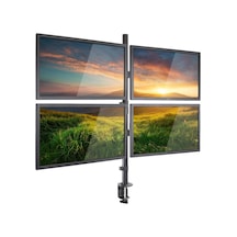 Ef54 Steel Design 2-8 Kg Quad Ekran Asansörlü 13-27inch Monitör Standı