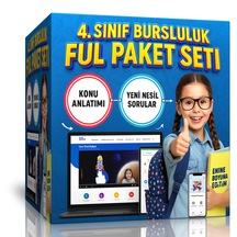 4. Sınıf Bursluluk Hazırlık Eğitim Seti Online Ful Eğitim