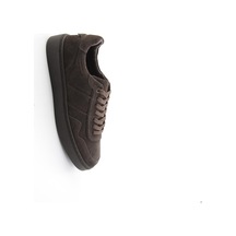 Bambi Kahve Süet Hakiki Deri Erkek Sneaker E01789045202