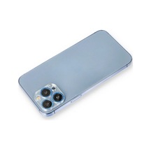 Apple İphone 12 Pro Max Uyumlu Shine Kamera Lens Koruma Cam - Mavi