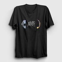 Presmono Unisex Memories Daft Punk T-shirt Siyah