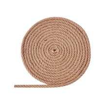 Jüt Halat 8 Mm 20 M, Doğal Kenevir İp, 4 İp, Kalın Jüt İp, Bükülmüş, Halat, Bahçe, El İşi İçin,