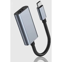 Type-c Hdmı Çevirici Adapter 4k Type-c Kabloyu Hdmı Girişe Çeviren Cihaz Yüksek Çözünürlük Destekli