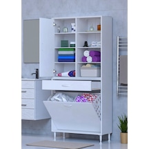 Eliusta Rule Sepetli Banyo/mutfak Dolabı 70 Cm Genişliğe Sahip 70x171x32,5 Cm İki Sepetli Beyaz Dolap Beyaz Eliusta Rule Sepetli Banyo/mutfak Dolabı 70 Cm Genişliğe Sahip 70x171x32,5 Cm İki Sepetli Beyaz Dolap Beyaz