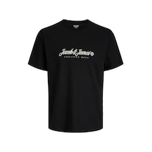 Jack & Jones Jack&jones Jormontauk Type Front Tee Cn Erkek T-shirt 12290887 Siyah