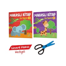 Kes Yapıştır Makaslı Set (Makas Hediyeli)