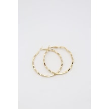 Vıp Küpe 14 K-17145 50mm Çok Renkli