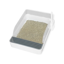 Maiyame Beyaz Tam/kısmi Kapalı Büyük Boy Kedi Kumu Kutusu - Kokusuz Kedi Tuvaleti Kedi Malzemeleri - S Yavru Kedi Boyutu Maiyame Beyaz Tam/kısmi Kapalı Büyük Boy Kedi Kumu Kutusu - Kokusuz Kedi Tuvaleti Kedi Malzemeleri - S Yavru Kedi Boyutu