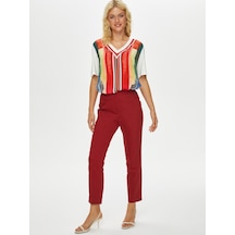 Faik Sönmez Slim Fit Klasik Pantolon 69058 U6905840 Bordo