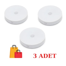 Cata Ct-5180 Sensörlü Mıknatıslı 3 Adet Led Yeni Tasarım Armatür Beyaz