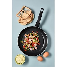 Titanyum 1x Simplecook 30 Cm Difüzyon Tabanlı Tava - 2100118538 001 Siyah