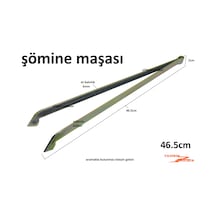 Şömine Maşası 46.5cm Soba Maşası Izgara Maşası Ateş Maşası Kömür