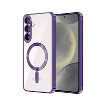 Samsung Galaxy Uyumlu S26 Plus Kross Magneticsafe Kapak - Mor Bz8683140916077