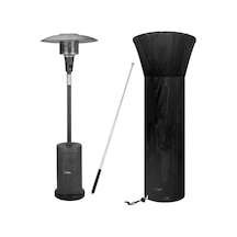 Ximistore9 210d Oxford Çatı Isıtıcı Kılıfı - Su Geçirmez, Yırtılmaya Dayanıklı, Uv Koruma, Zip Ve Çekmecikli, Siyah 226x85x48cm