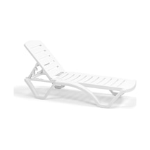 Omnipazar Omnipazar Sy2537 Beyaz Elite Şezlong
