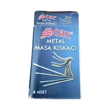 Osmanlı Metal Masa Kıskacı 1pk 4adet Kahveci Masa Kıskacı