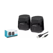 Hadron Hd6024 1+1 Bilgisayar Hoparlörü Stereo 2x3w Siyah