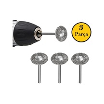 Venoa Vp2530 Mikro Paslanmaz Pimli Daire Fırça Seti 3 Parça