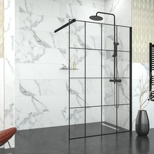 Tekno Duş Black Tetra 6mm Karolaj Cam Seperatör Duşakabin Şeffaf