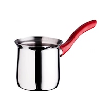 Girist Home No: 4 Paslanmaz Çelik Cezve Kırmızı