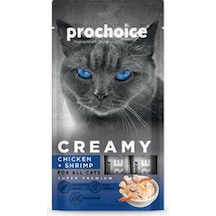 Creamy Tavuklu Ve Karidesli Sıvı Kedi Ödül Maması 4x15 Gr