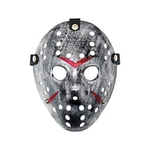 Lvsqvr Jason Maskesi Hannibal Maskesi Metal Gümüş Renk 20x25 Cm