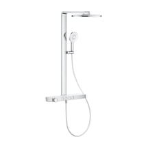 Grohe Rainshower Aqua Pure Duvara Monte Termostatlı Duş Sistemi - 1009640000 Gümüş