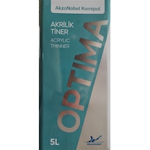 Akzonobel Optima Akrilik Tiner Yavaş Gl 5 Litre