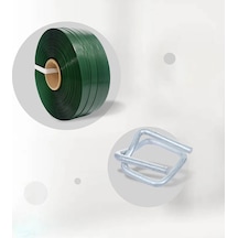 Polyester Set 19x1.00 1000 Mt Yeşil Çember- 19mm Toka 500 Adet