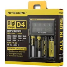 Nitecore D4 Kablolu Pil Şarj Cihazı
