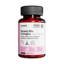 Beauty Mix Collagen Tip I,ıı,ııı +elastin,biotin,zinc, Vitamin C, Selenyum, Hyaluronic Acid, Kolajen
